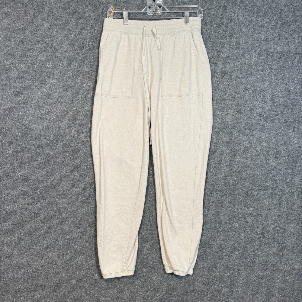 aerie Cream Drawstring Jogger Track Pants